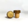 Натурална тапа със златна ПВЦ капачка с надпис Екстра 29×ф20mm
