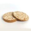 coaster white 4 Коркови подложки за чаши – 4 бр.